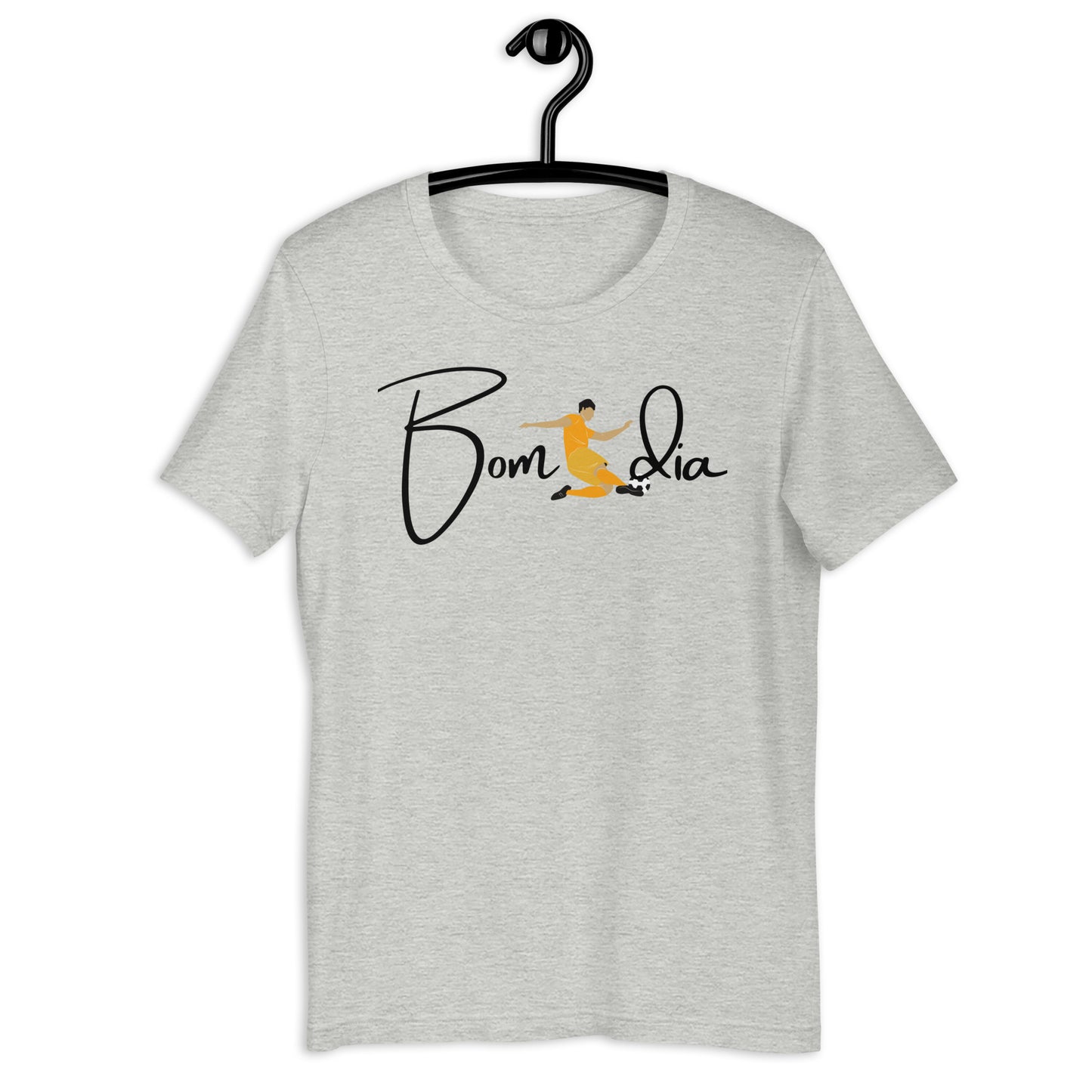 COLORFUL SOCCER BOM DIA UNISEX T-SHIRT
