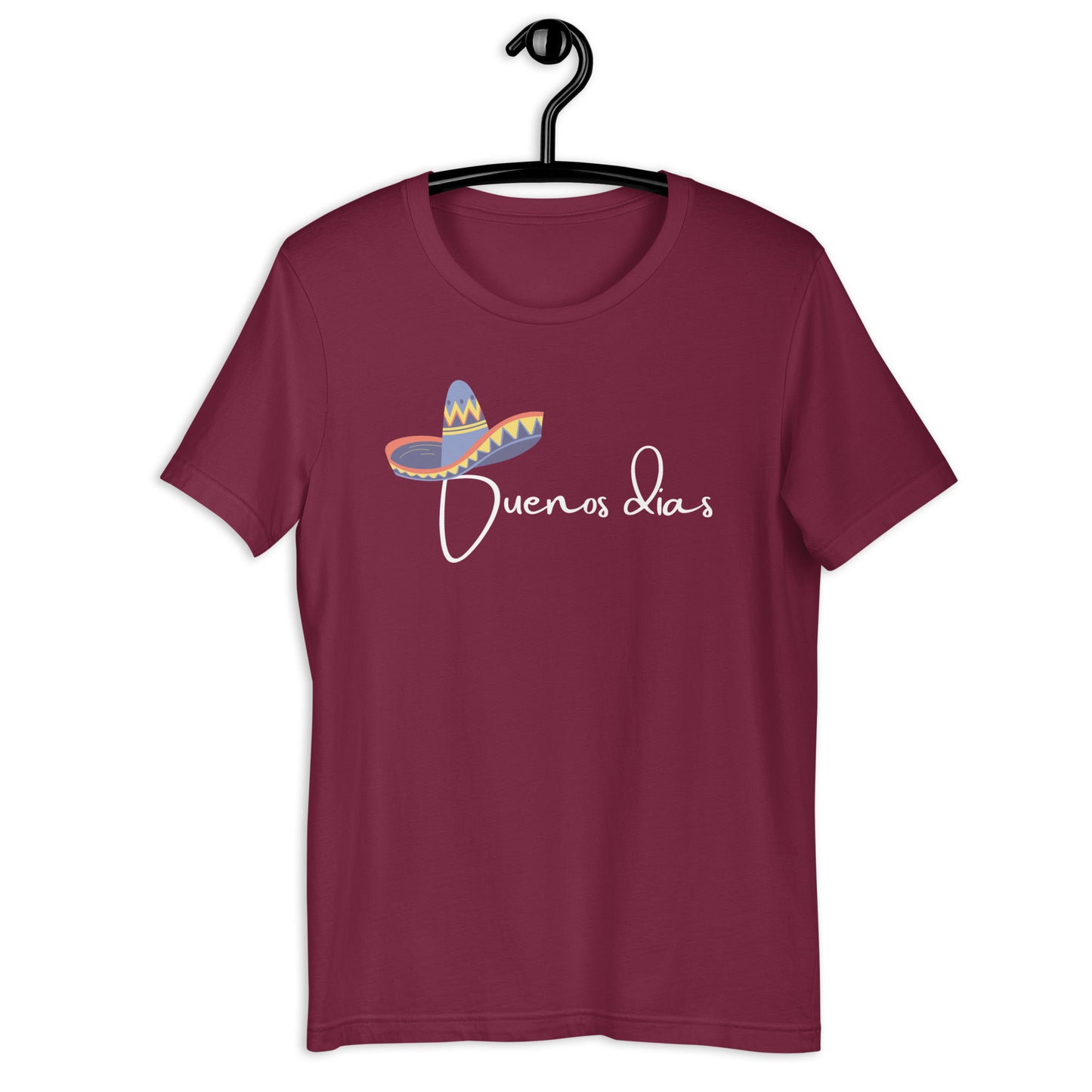 COLORFUL SOMBRERO BUENOS DIAS UNISEX T-SHIRT