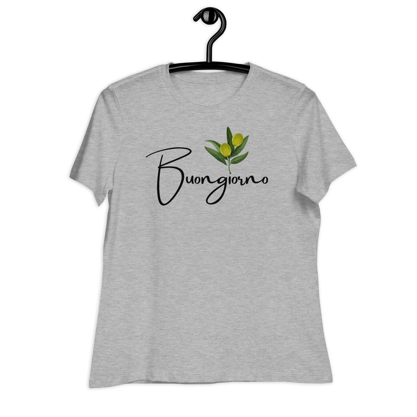 WOMEN'S COLORFUL BUONGIORNO/GOOD MORNING T-SHIRT