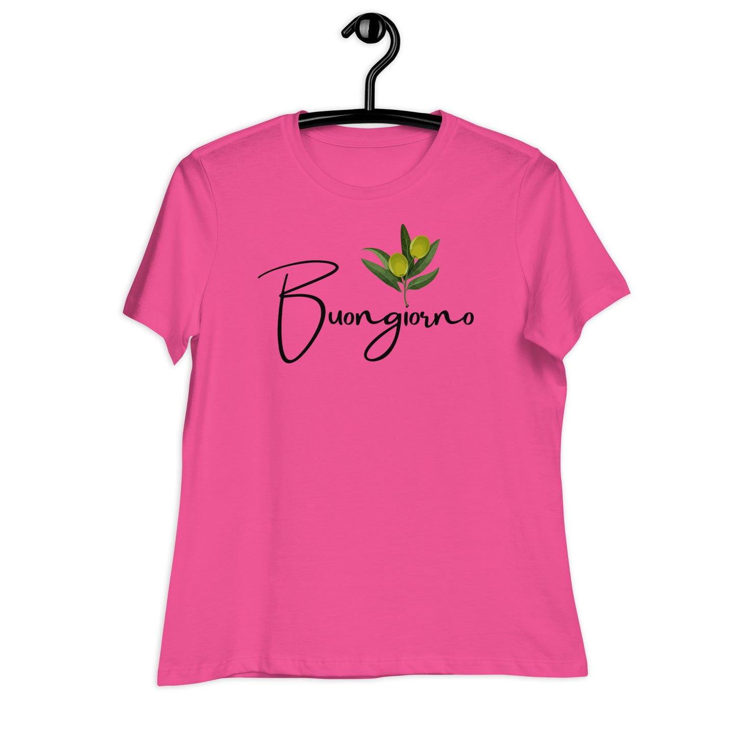 WOMEN'S COLORFUL BUONGIORNO/GOOD MORNING T-SHIRT