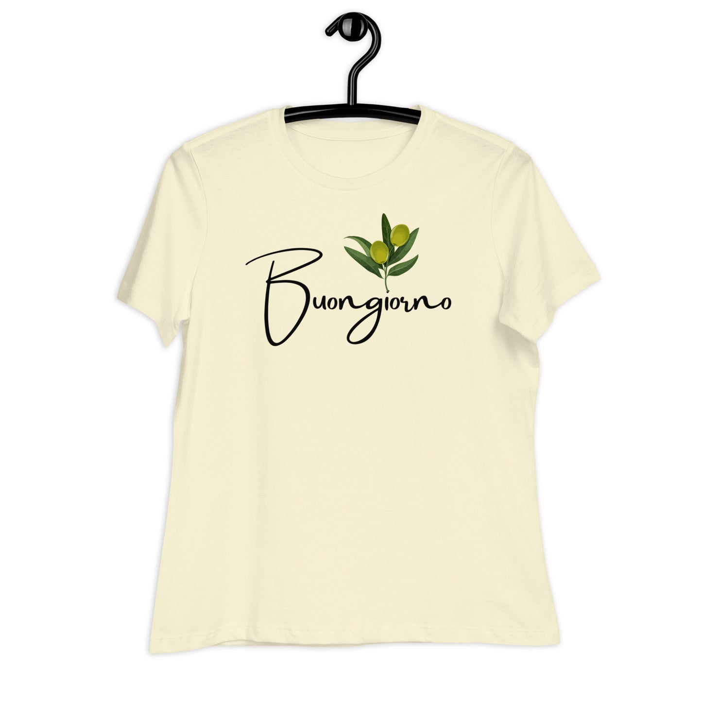 WOMEN'S COLORFUL BUONGIORNO/GOOD MORNING T-SHIRT