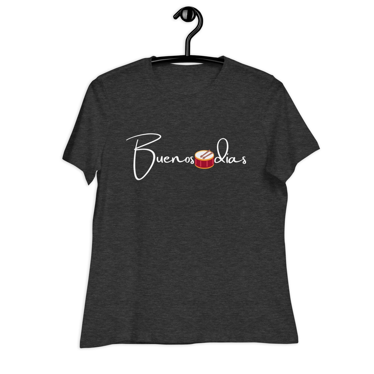 WOMEN'S COLORFUL DRUM BUENOS DIAS T-SHIRT