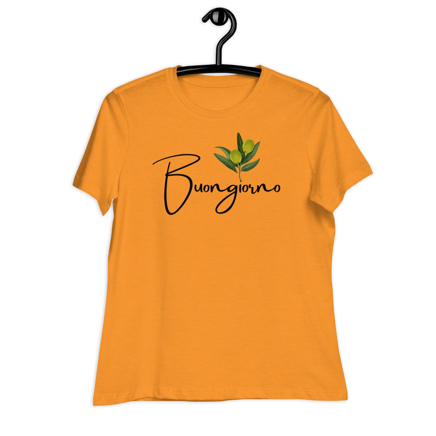 WOMEN'S COLORFUL BUONGIORNO/GOOD MORNING T-SHIRT