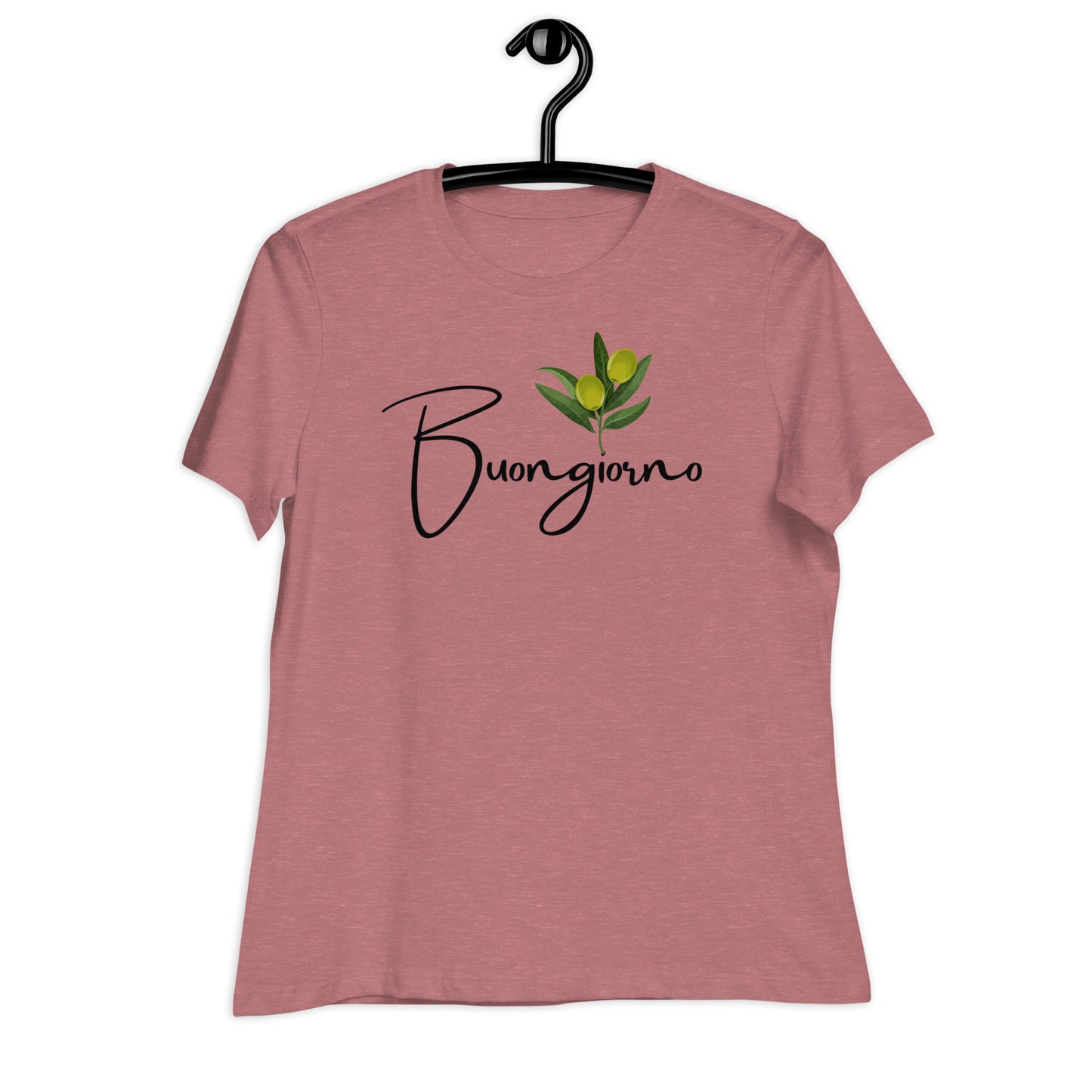 WOMEN'S COLORFUL BUONGIORNO/GOOD MORNING T-SHIRT