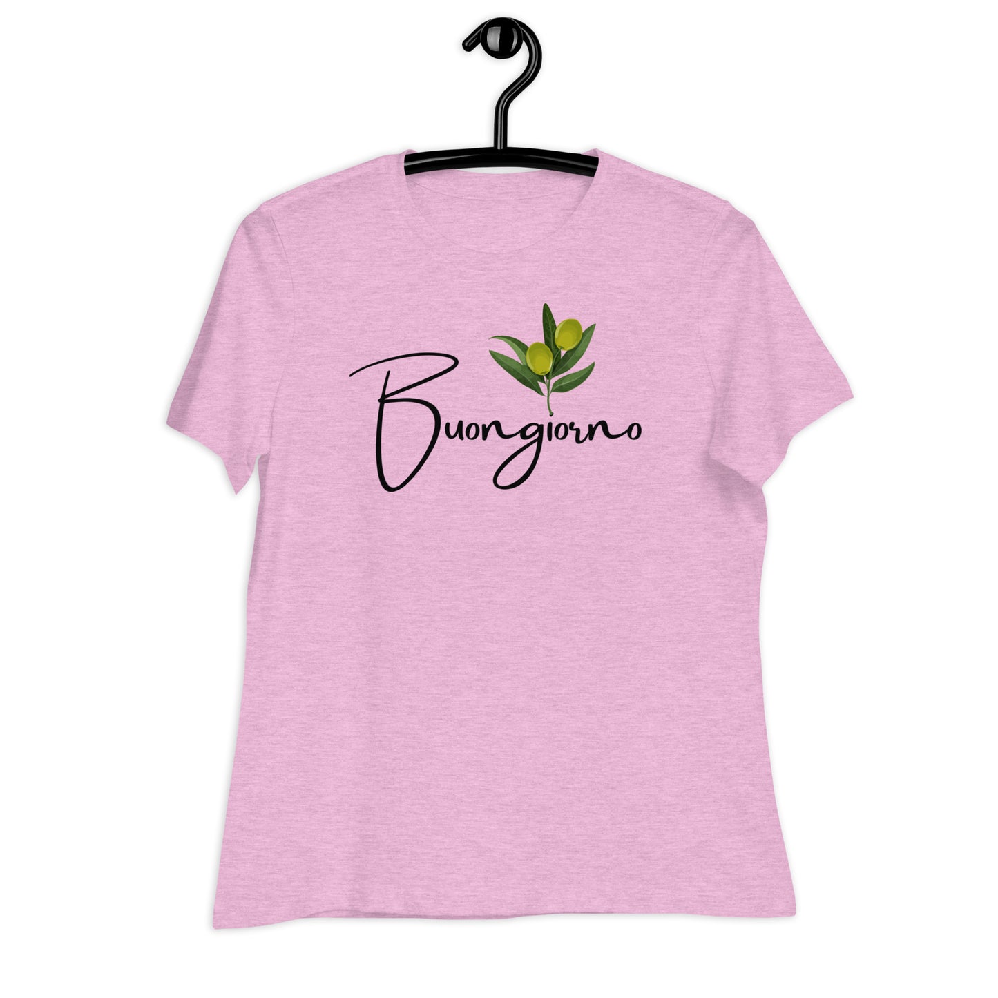 WOMEN'S COLORFUL BUONGIORNO/GOOD MORNING T-SHIRT
