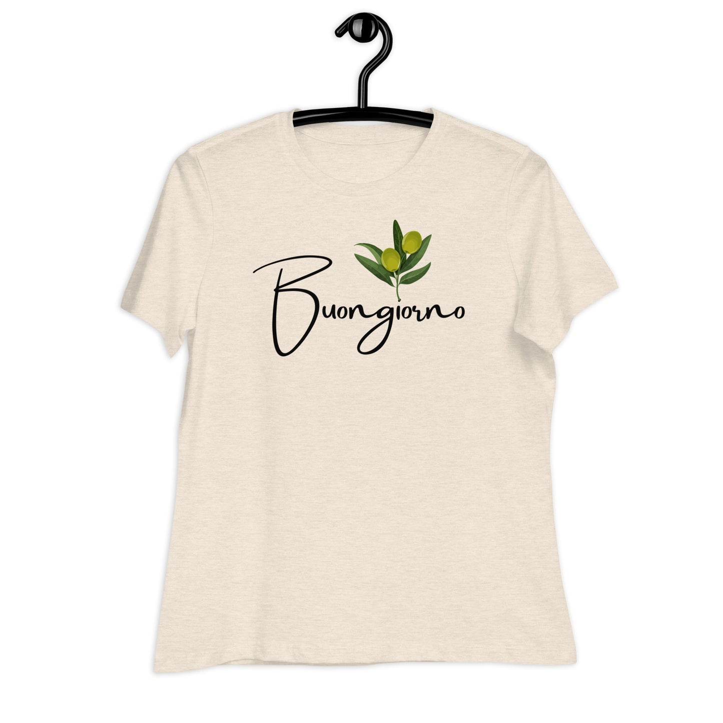 WOMEN'S COLORFUL BUONGIORNO/GOOD MORNING T-SHIRT