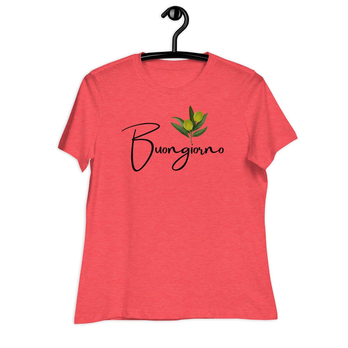 WOMEN'S COLORFUL BUONGIORNO/GOOD MORNING T-SHIRT