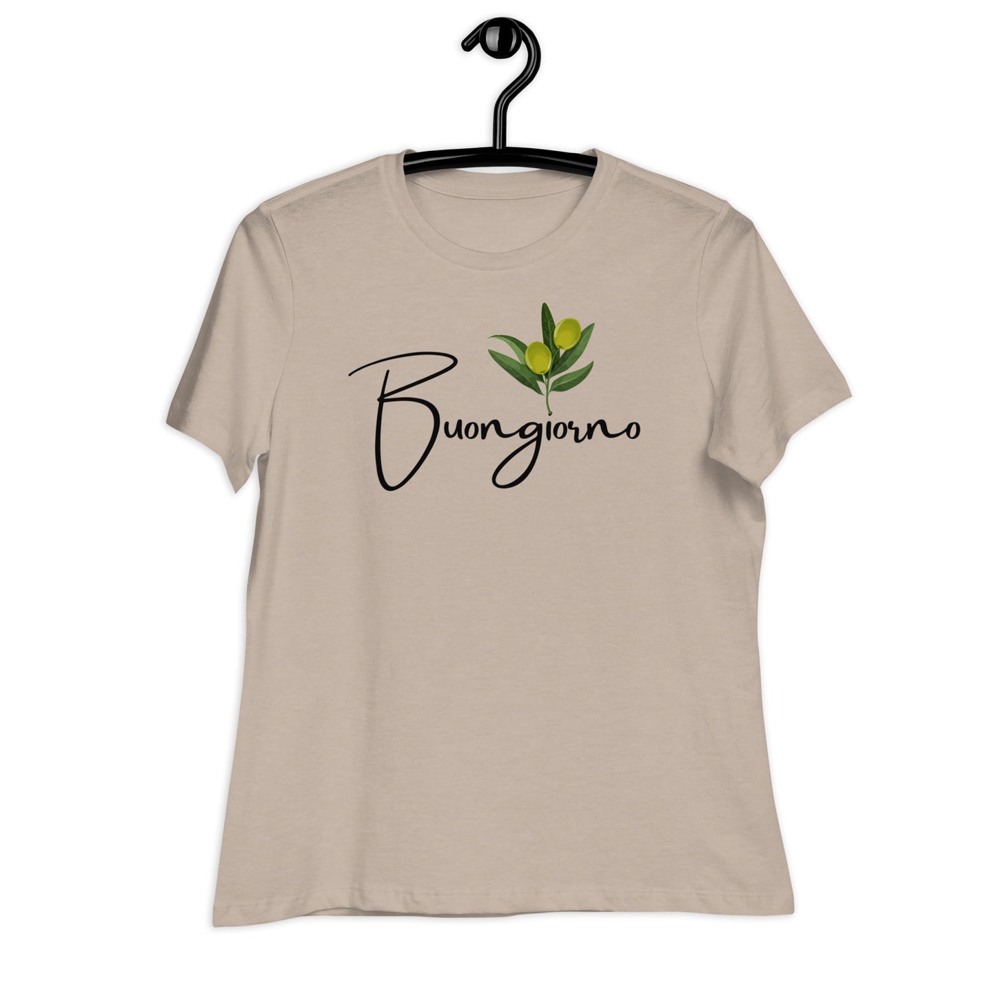 WOMEN'S COLORFUL BUONGIORNO/GOOD MORNING T-SHIRT