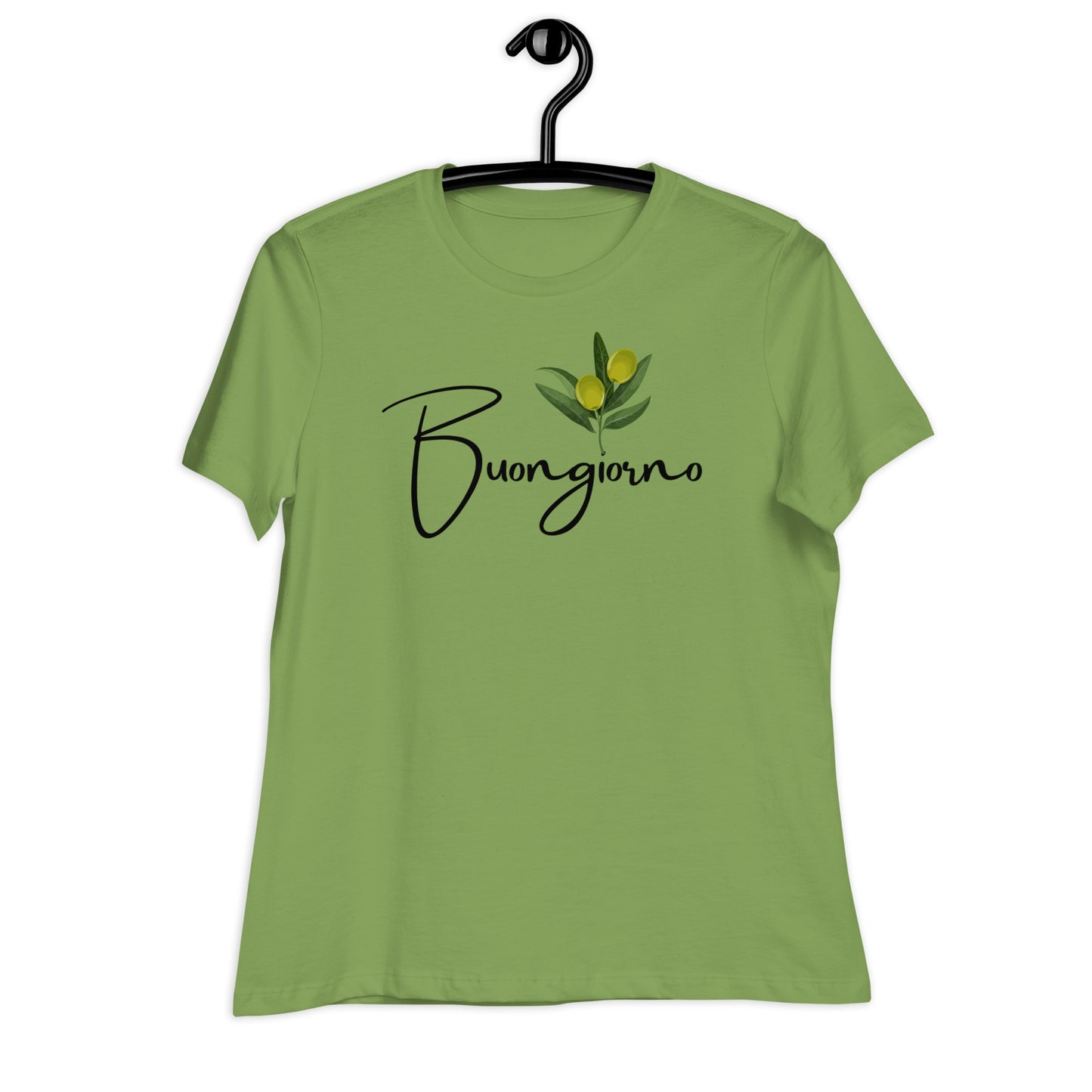 WOMEN'S COLORFUL BUONGIORNO/GOOD MORNING T-SHIRT