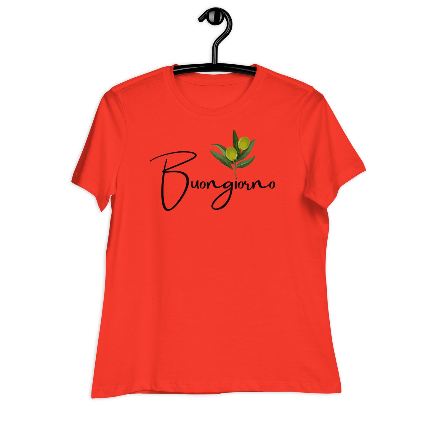 WOMEN'S COLORFUL BUONGIORNO/GOOD MORNING T-SHIRT