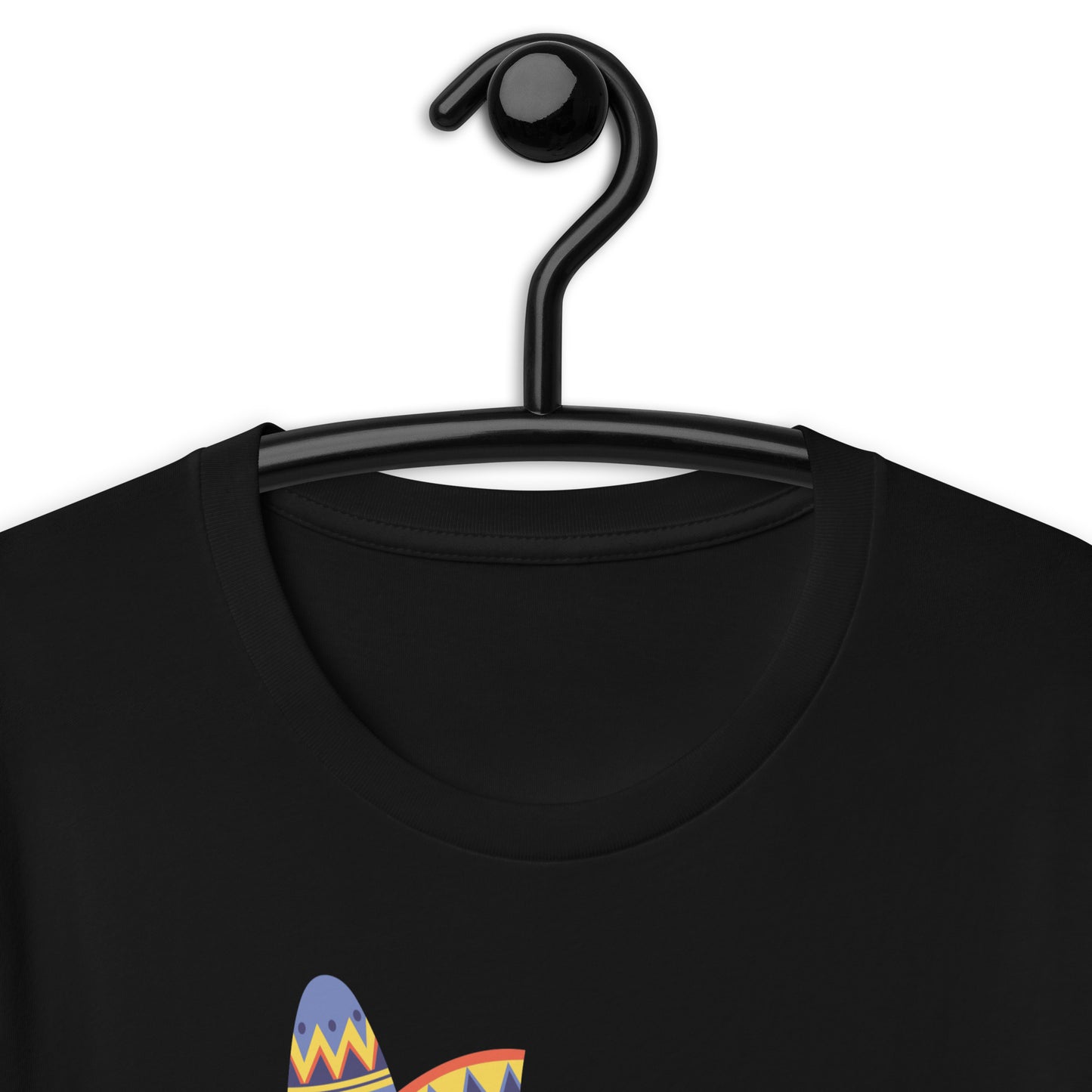 COLORFUL MEXICAN SOMBRERO BUENOS DIAS UNISEX T-SHIRT