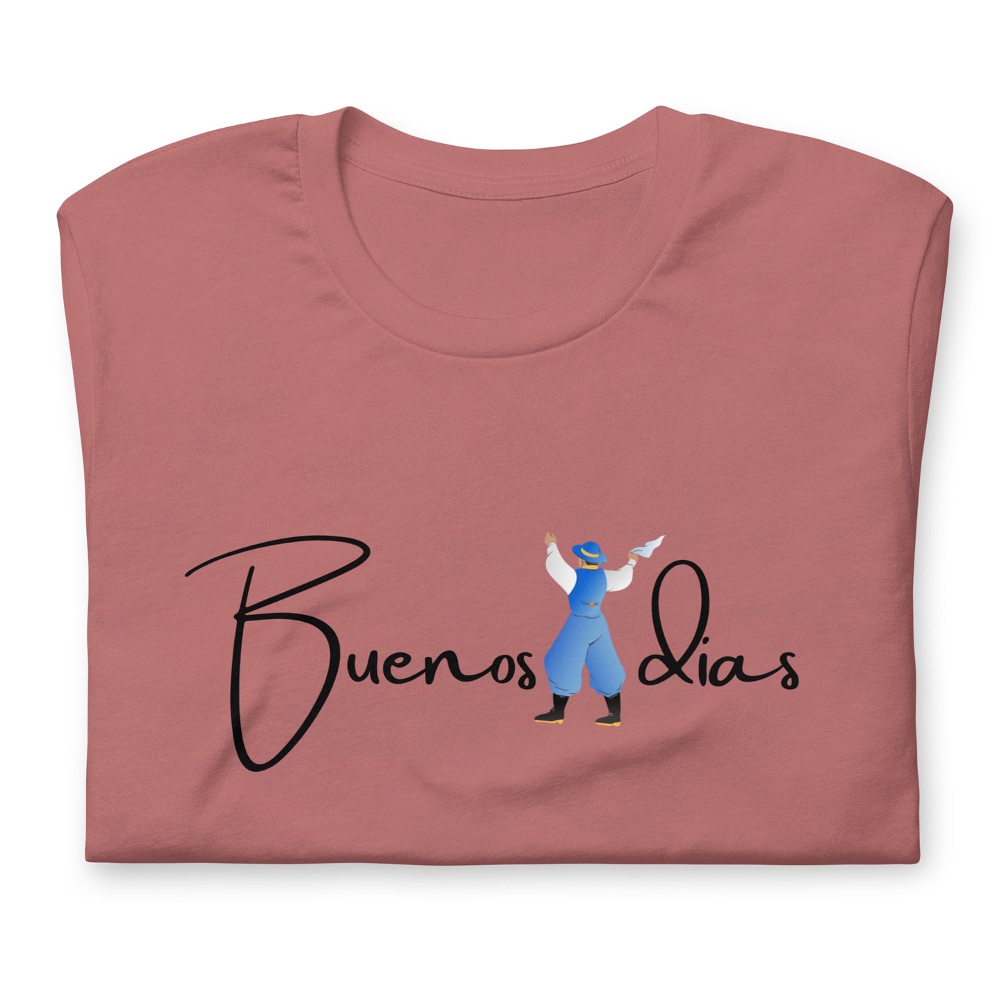 COLORFUL GAUCHO BUENOS DIAS UNISEX T-SHIRT