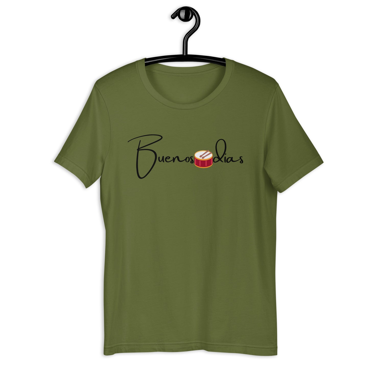 COLORFUL DRUM  BUENOS DIAS UNISEX T-SHIRT