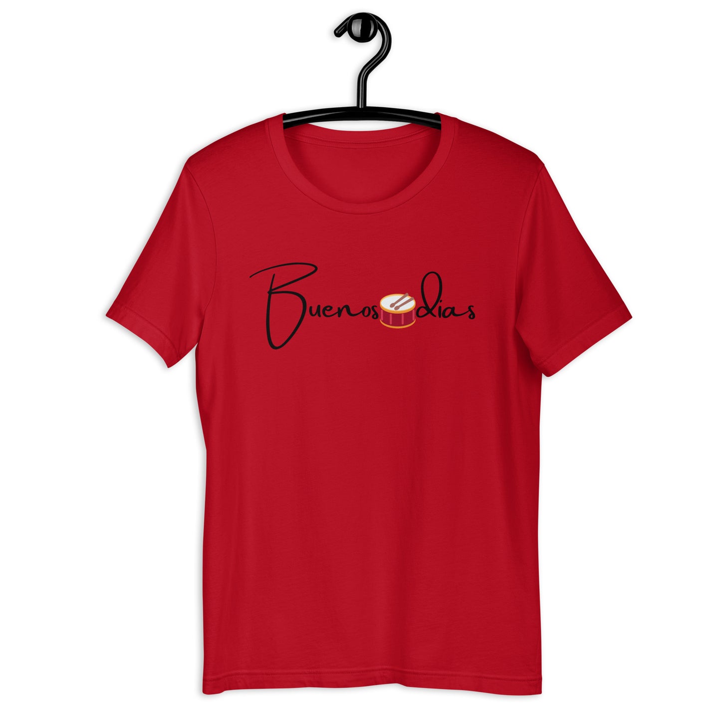 COLORFUL DRUM  BUENOS DIAS UNISEX T-SHIRT