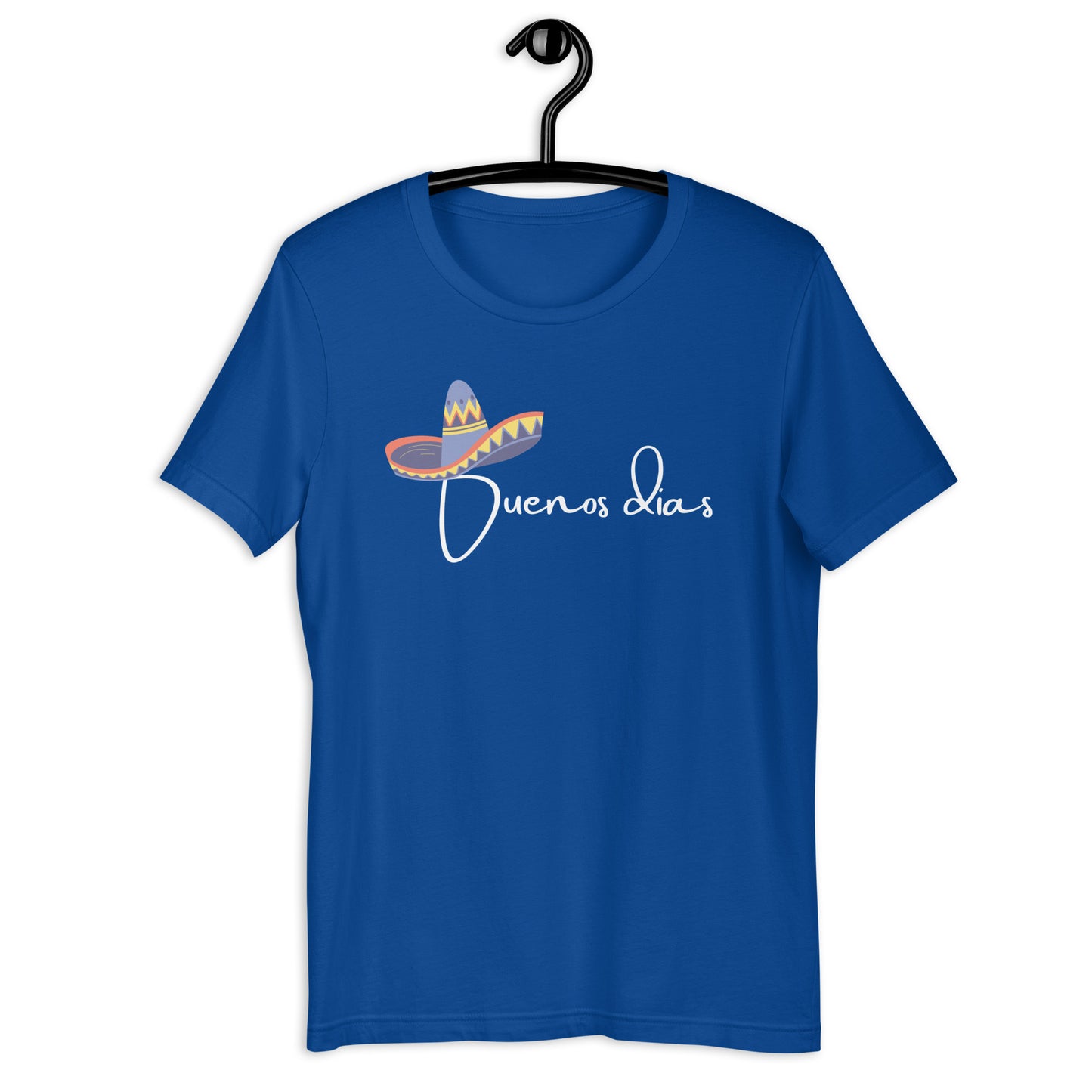 COLORFUL SOMBRERO BUENOS DIAS UNISEX T-SHIRT