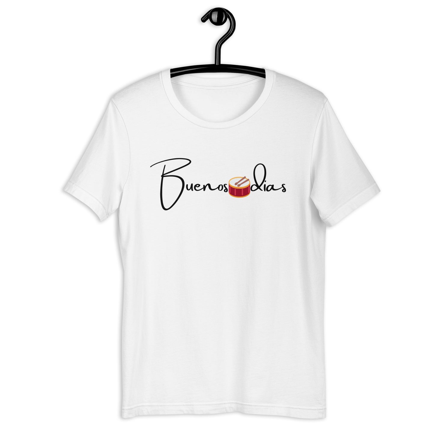 COLORFUL DRUM  BUENOS DIAS UNISEX T-SHIRT