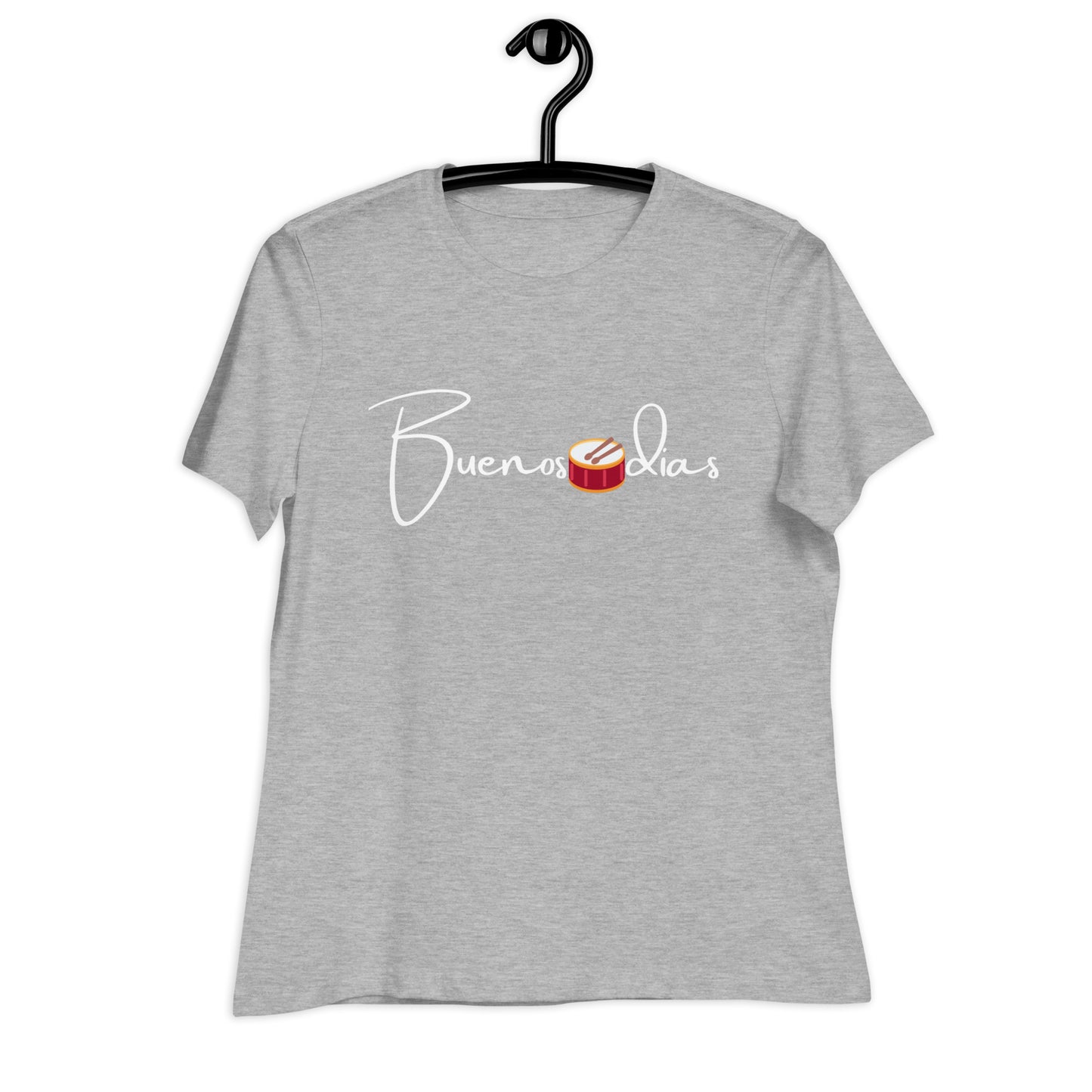 WOMEN'S COLORFUL DRUM  BUENOS DIAS T-SHIRT