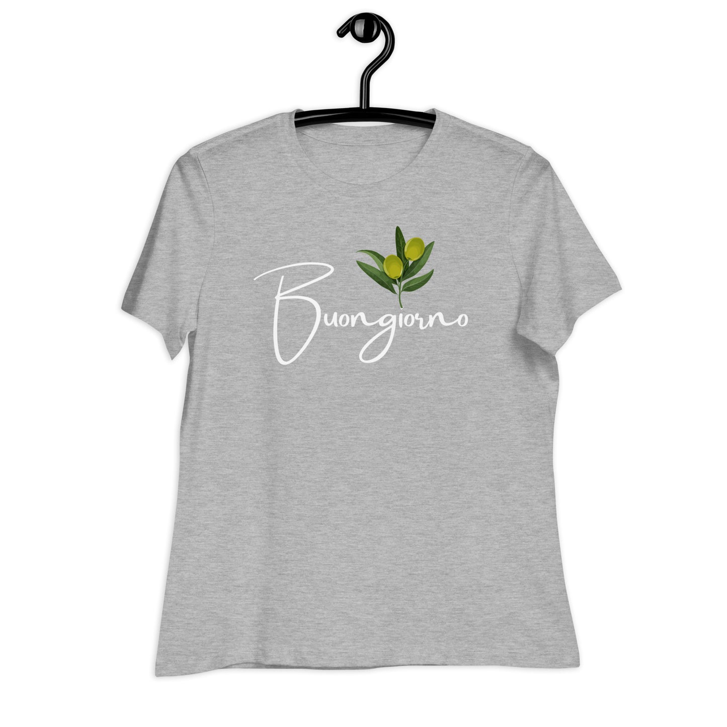 WOMEN'S COLORFUL  OLIVE BRANCH BUONGIORNO T-SHIRT