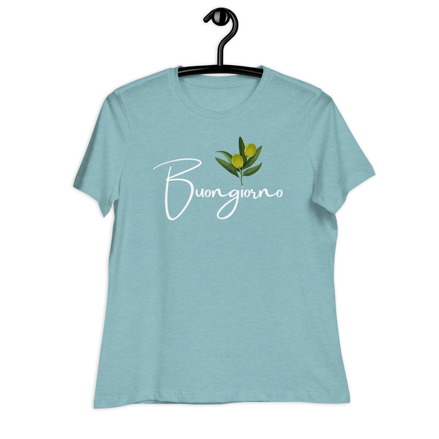 WOMEN'S COLORFUL  OLIVE BRANCH BUONGIORNO T-SHIRT