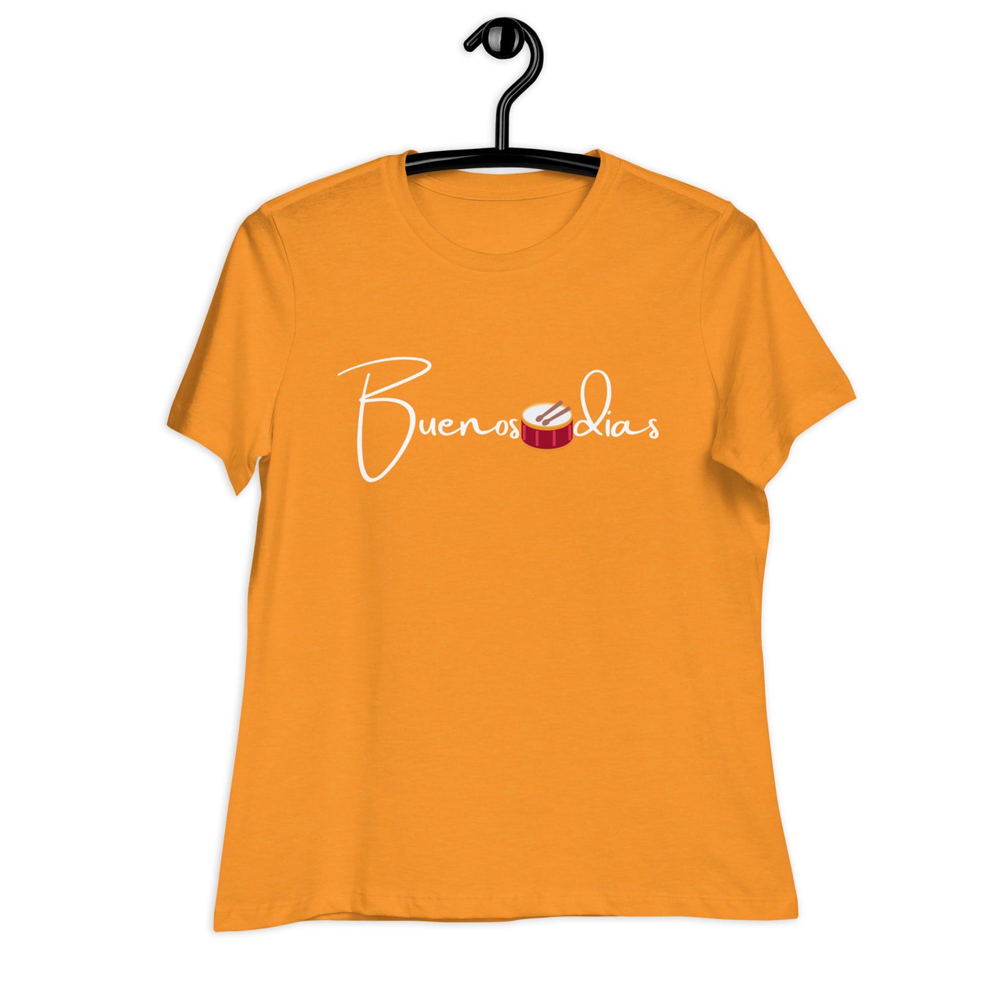 WOMEN'S COLORFUL DRUM  BUENOS DIAS T-SHIRT