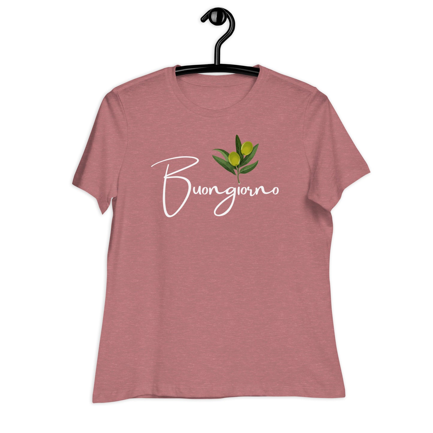 WOMEN'S COLORFUL  OLIVE BRANCH BUONGIORNO T-SHIRT