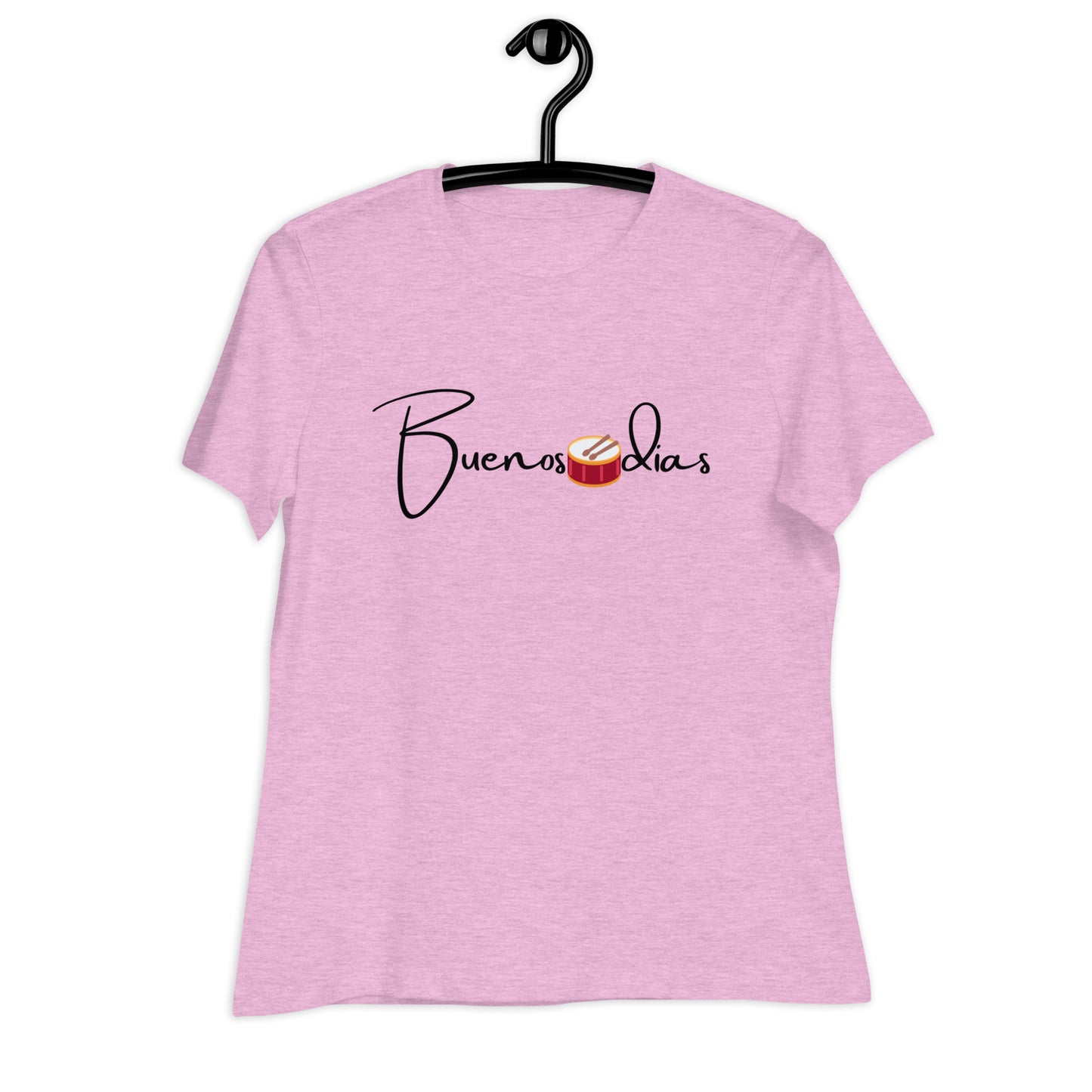 WOMEN'S COLORFUL DRUM  BUENOS DIAS T-SHIRT