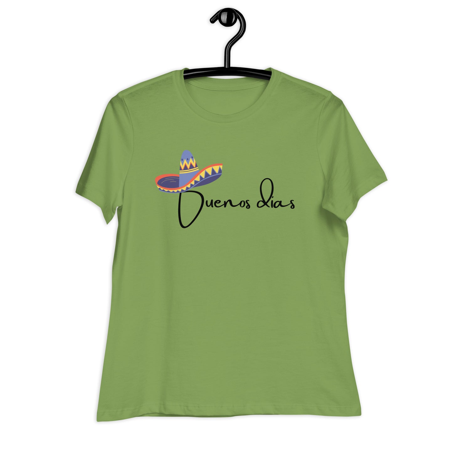 WOMEN'S COLORFUL SOMBRERO BUENOS DIAS T-SHIRT