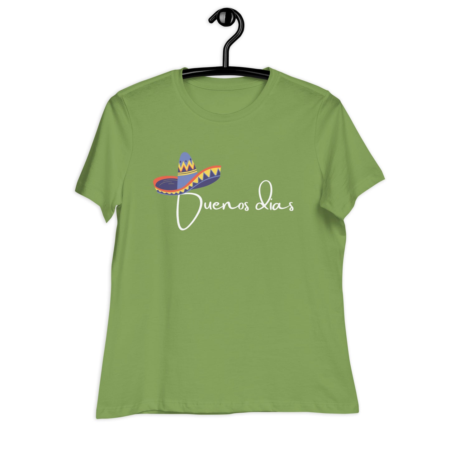 WOMEN'S COLORFUL SOMBRERO BUENOS DIAS T-SHIRT