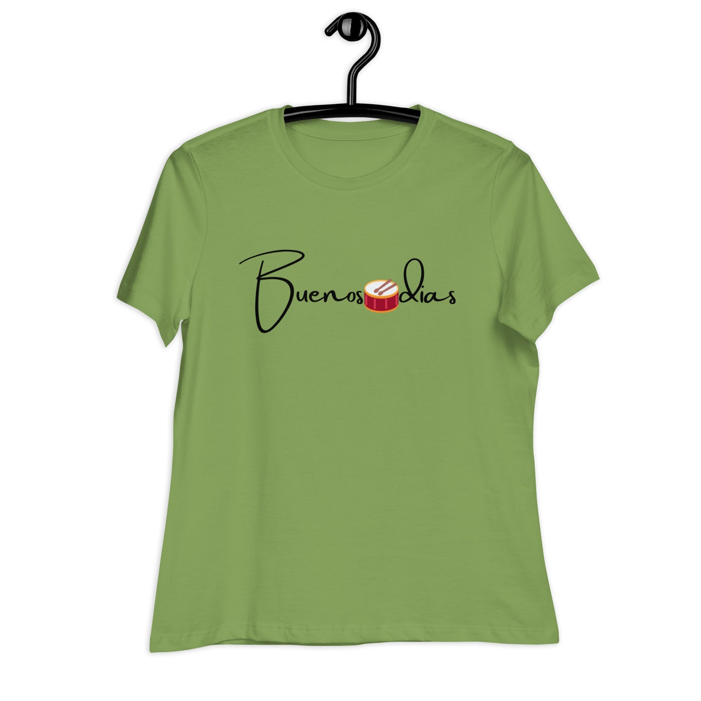 WOMEN'S COLORFUL DRUM  BUENOS DIAS T-SHIRT