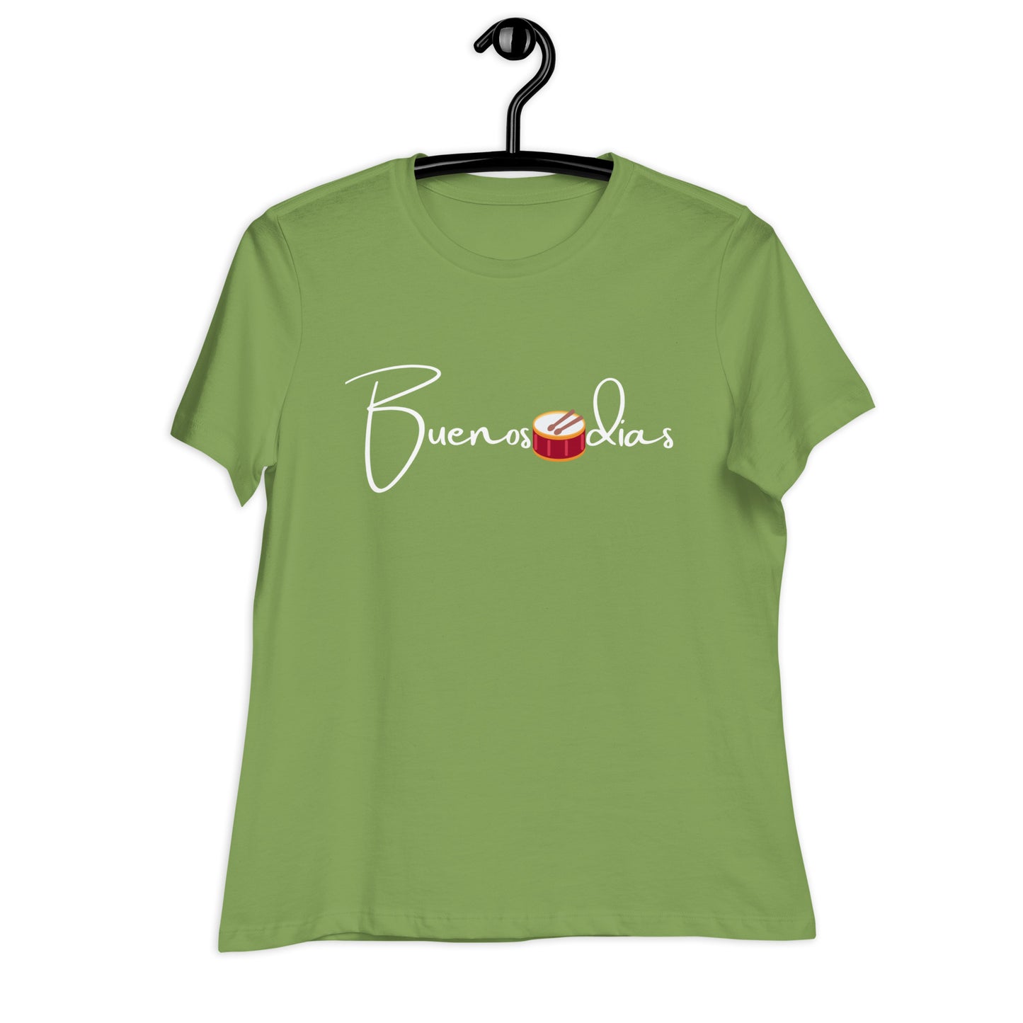 WOMEN'S COLORFUL DRUM  BUENOS DIAS T-SHIRT