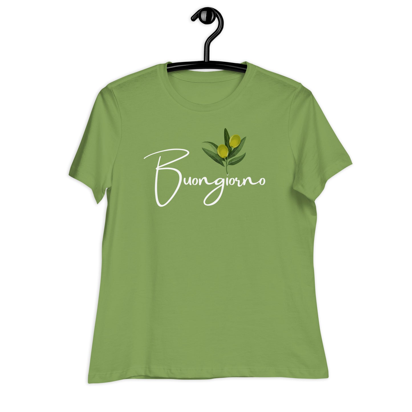 WOMEN'S COLORFUL  OLIVE BRANCH BUONGIORNO T-SHIRT