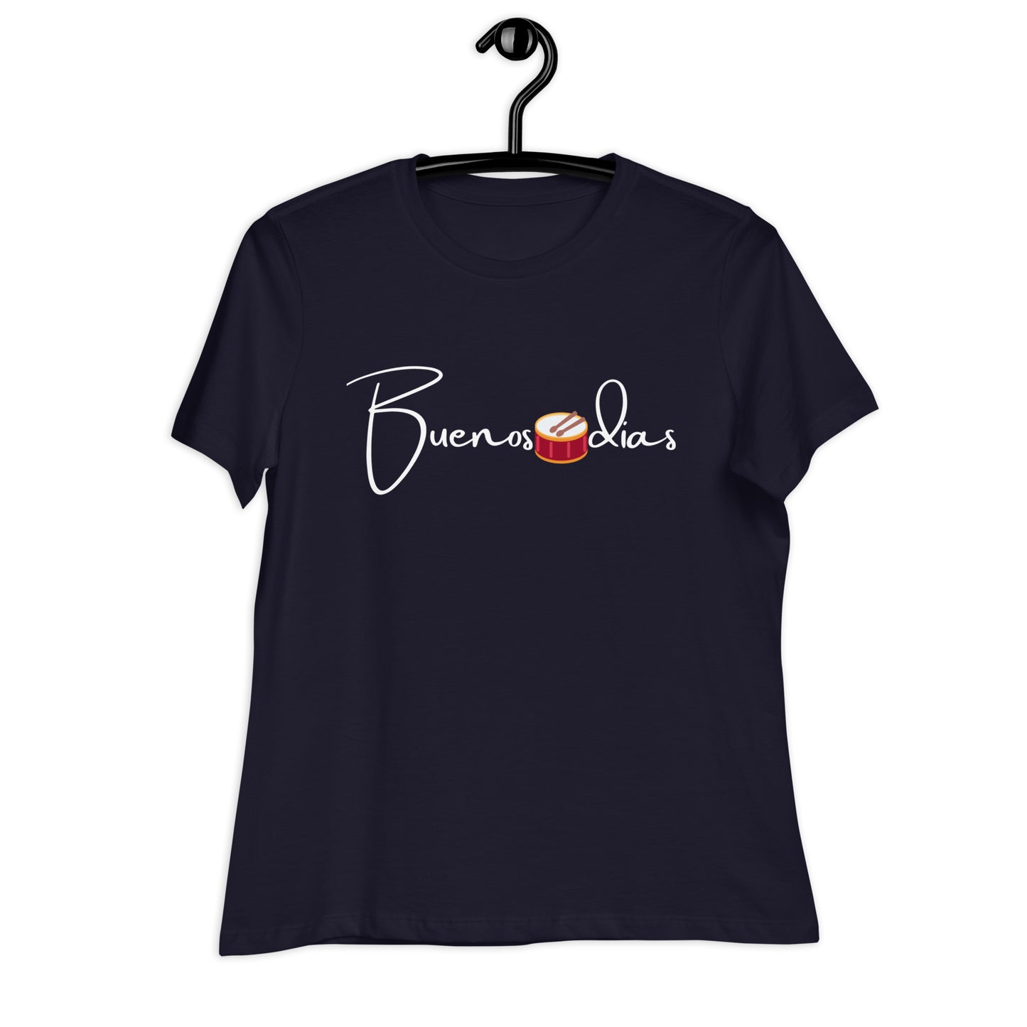 WOMEN'S COLORFUL DRUM  BUENOS DIAS T-SHIRT