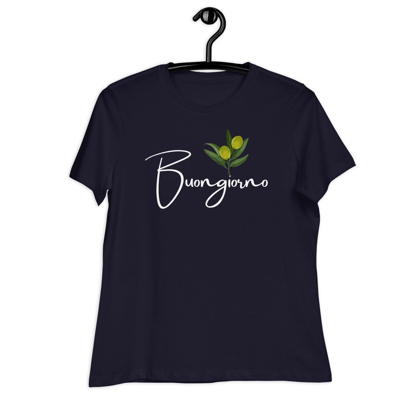 WOMEN'S COLORFUL  OLIVE BRANCH BUONGIORNO T-SHIRT