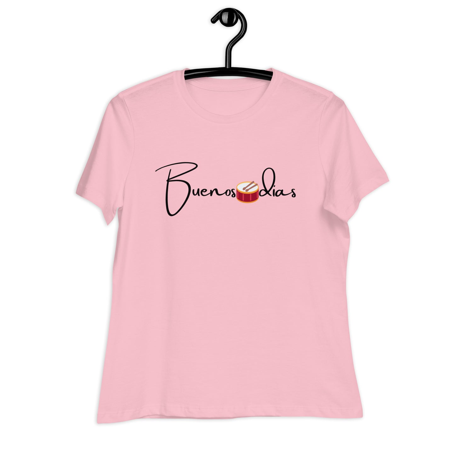 WOMEN'S COLORFUL DRUM  BUENOS DIAS T-SHIRT